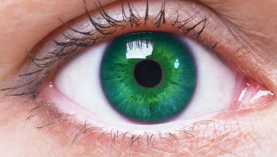 how do people get green eyes like this
